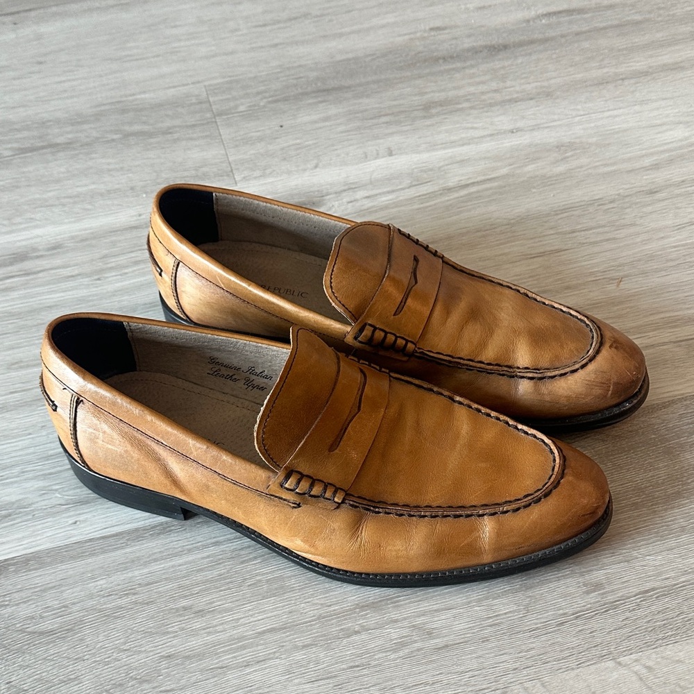 Banana Republic Brown Leather Loafers